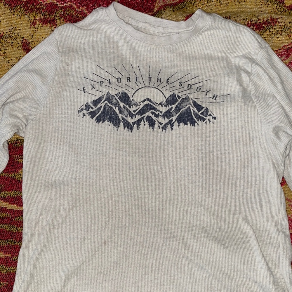 Made out of cotton regular Long sleeve Tee